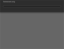 Tablet Screenshot of homocom.org